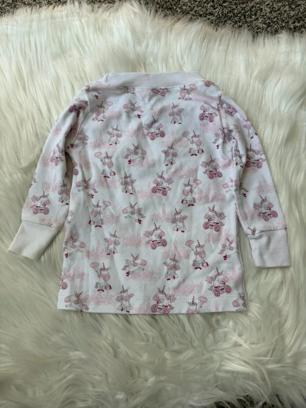 Kissy Kissy Pima Cotton Unicorn Pajama Set Girls 12-18 Months